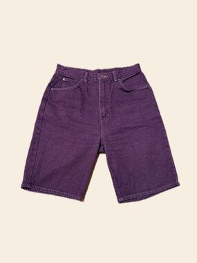 VINTAGE Bonjour International Purple Jorts